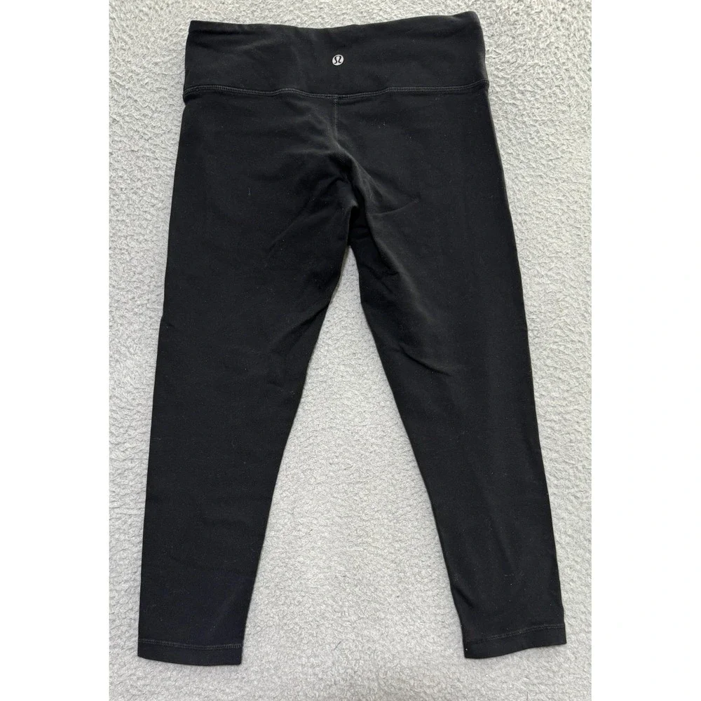 Lululemon Size 6 Wunder Under leggings yoga pants size 6 Black